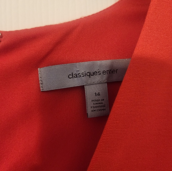 Coral Classique Entier Dress - Picture 8 of 9